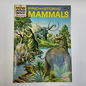 The How and Why Wonder Book of Prehistoric‎ Mammals Jurassic Dinosaur Paperback